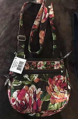 Vera Bradley Little Flap Hipster Crossbody  In Retired English Rose🌹Adj Strap • $35