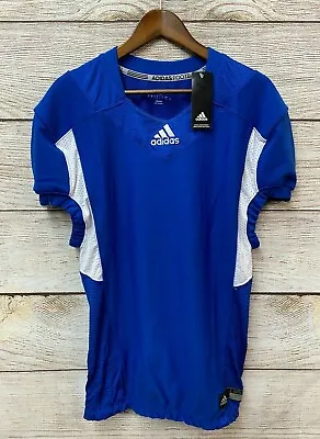 Adidas Techfit Football Shirt Mens Size XL RY Blue Compression Shirt New $80  • $38.45