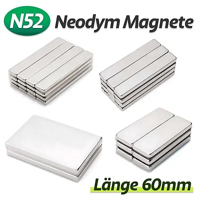 Big Block Magnets Super Strong N52 Neodymium Large Magnet Rare Earth 2-10mm Thic • $3.73