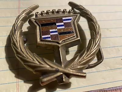 $35.99 • Buy Vintage Emblem Cadillac 1978 Cadillac Belt Buckle Solid Brass Baron Buckle Unuse