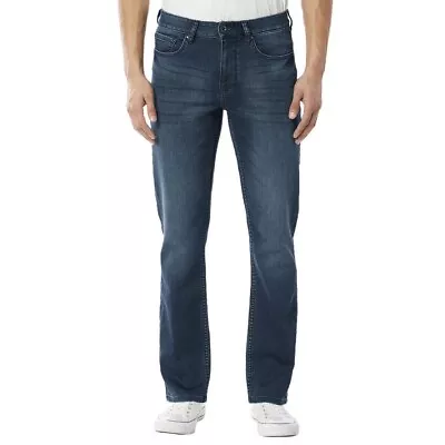 Unionbay Men`s Denim Look Knit Feel Lounge Jeans(Dark  Wash32x30) • $29.99