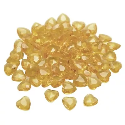 £2.99 • Buy Heart Shaped Diamante Crystals Wedding Table Scatter Decorations Diamonds Gems