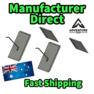 $130 • Buy 300mm Wide Universal STEEL Tray Guards / Mud Guards For 4x4 / Utes