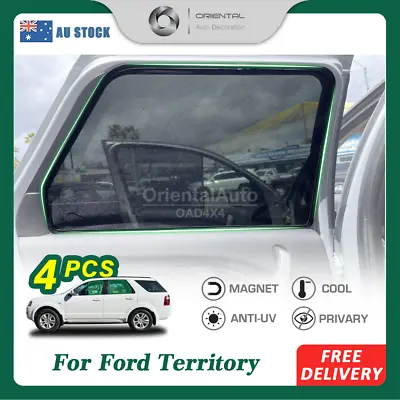 4PCS Magnetic Window Sun Shade Mesh Cover For Ford Territory 2004+ • $76.50