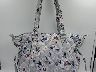 VERA BRADLEY Glenna Satchel Park Stripe Performance Twill Tote Purse Bag NICE • $37.43