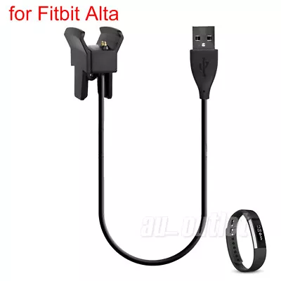 USB Charger Cable Fitbit Charge Alta Inspire 2 3 HR Sense Versa ACE 3 Lite Luxe • $4.49