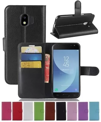 Wallet Leather Flip Case Cover For Samsung Galaxy J2 Pro 2018 Genuine AuSeller • $6.69