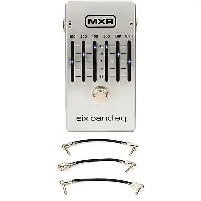 MXR M109S Six Band EQ Pedal With Patch Cables • $128