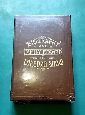 NEW Biography & Family Record Of Lorenzo Snow Leather LDS Mormon Employee Gift • $17