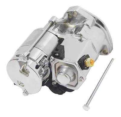 CHROME STARTER 1.4kw HIGH TORQUE HARLEY SOFTAIL DYNA TOURING FXR INDIAN CHIEF • $195.65