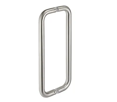 Stainless Steel D Shaped Pull Handles Back To Back Pair 19 X 150mm P121063S • £12.95