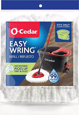 O-Cedar EasyWring Spin Mop Microfiber Refill White Packaging May Vary • $14.73