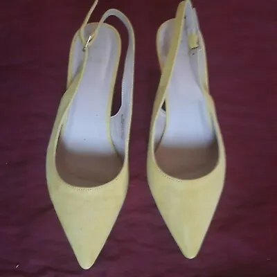 £12 • Buy New Oasis Shoes Size 37 Mustard Yellow Colour