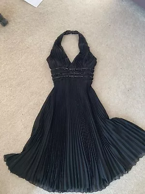 Party/ Prom/ Evening Dress Black Size 10-12 • £36