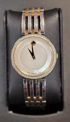 Movado Esperanza Diamond Ladies MOP Swiss Quartz Watch • $1699.99
