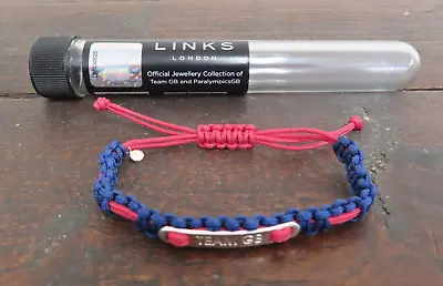 Links Of London Olympic Games London 2012 Blue / Red Friendship Bracelet In Tube • £9.95