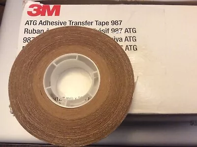 3M Scotch 987 ATG Economy Adhesive Transfer Tape 1/2  X 36 Yd Roll • $5