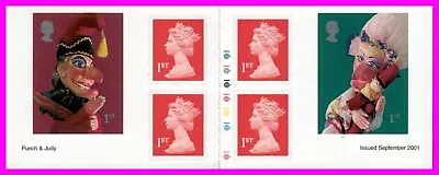 £7.99 • Buy Stamp Booklet PM3 Punch And Judy (Cylinder) Issued 4th September 2001