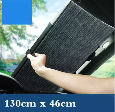 51x18in Car Front Rear Window Screen Sun Shade Cover Windshield Sunshade Visor • $28.70