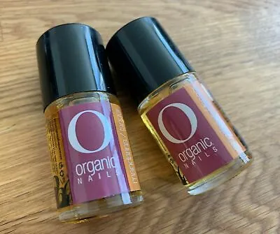 Lot Of 2 Organic Nail Products Cuticle Oil In Mandarina/ Tanger - 15 Ml/ 0.5 Oz • $10.99