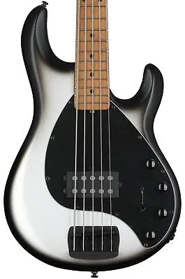 Ernie Ball Music Man StingRay Special 5 H Bass Guitar - Black Rock With Maple • $2699