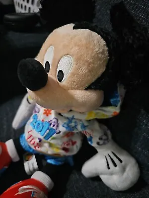 Disneyland/Disneyworld 2011 Hoodie Mickey Mouse Plush • $10.99