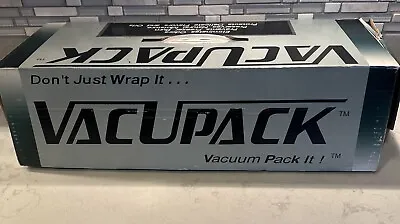 Vacupack Vacuum Food Packer Sealer Brand New In Box  • $74.95