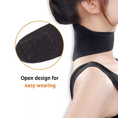 Magnetic Self-heating Neck Brace Support Tourm*Infrared Therapy Pain Relief • $8.96