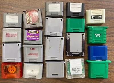 Lot Of 20x Nintendo N64 64 Controller Memory Cards Paks Non-OEM Used • $40