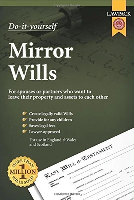 £34.65 • Buy Do-it-Yourself Mirror Wills: For Spouses Or Partners Who Want To Leave Their Pro