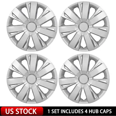 14  Set Of 4 Lacquer Wheel Covers Snap On Full Hub Caps Fit R14 Tire & Steel Rim • $39.99