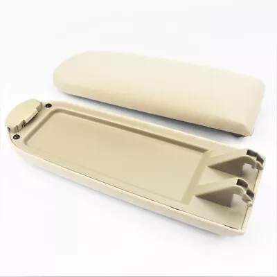 Beige Fabric Armrest Cover For Skoda Octavia Fabia Roomster Rapid • $29.90