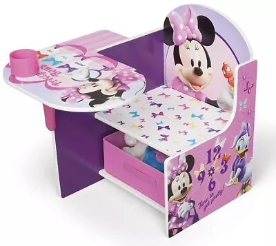 Delta Children Chair Desk With Storage Bin Disney Minnie Mouse - Pink • $65