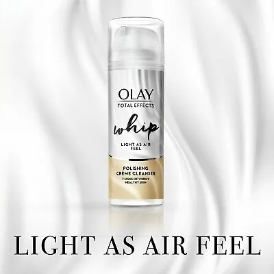 $13.99 • Buy Olay Total Effects Whip Facial Cleansing Polishing Creme Cleanser 5 Fluid Oz.
