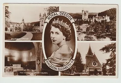 Royal Deeside Balmoral Queen Elizabeth II   1950's Real Photo Postcard  505H • £2.99