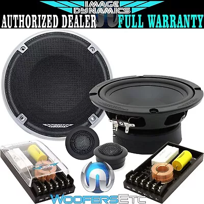 Image Dynamics Id65cs 6.5  100w Rms Component Speakers Tweeters Crossovers New • $168.99