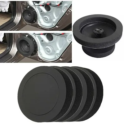 4x 6.5'' Car Speaker Ring Bass Door Trim Sound Insulation Cotton Universal • $32.19
