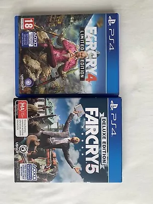 Ps4 Games Bundle Of FAR CRY 4 And FAR CRY 5 • $40