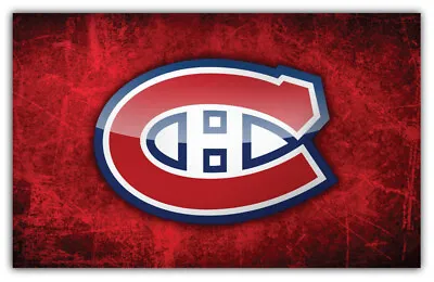 Montreal Canadiens NHL Hockey Logo Car Bumper Sticker Decal   SIZES  • $3.75