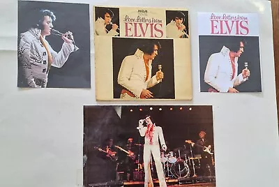 ELVIS PRESLEY LOVE LETTERS FROM ELVIS 1971 Orange Label Souvenir Poster Included • $28