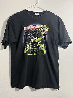 Grave Digger Shirt Youth Size Large Race Team Monster Jam Monster Truck • $18.79