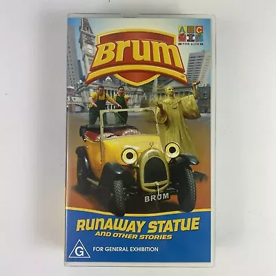 Brum Runaway Statue Vhs Video Kids Children Story Classic Family G ABC • $14.55