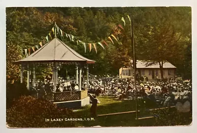 Postcard 1909 In Laxey Gardens I.O.M • £4.85