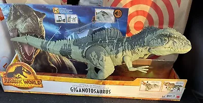 Jurassic Park World Dominion Dinosaur Figure Strike N Roar Giganotosaurus 🦖 • $23.95