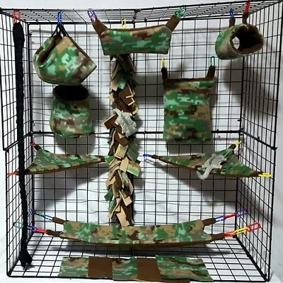 Digital Camo*Sugar Glider Cage Set * Rat * Double Layer Fleece • $36.55