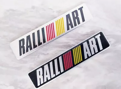 RALLIART 3D Badge Logo Emblem Sticker Graphic Decal For Mitsubishi Evo Lancer • $6.99