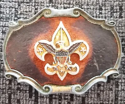 1978 Vintage Raintree Belt Buckle American Eagle B.S.A. Boy Scouts • $13