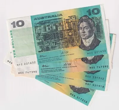 $17.25 • Buy Australian Paper $10 Note Issued 1974 ~ 1993 Great Condition