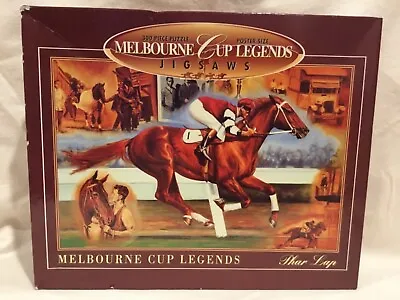 Rare Vintage Jigsaw Puzzle 300pc Melbourne Cup Legends Phar Lap • $100