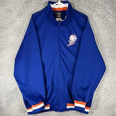 New York Mets Cooperstown Collection Majestic Full Zip Jacket Mr Met Men's XXL • $49.99